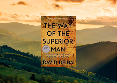 Copertina del libro the way of the superior man di david leida e commento di vivereinmovimento