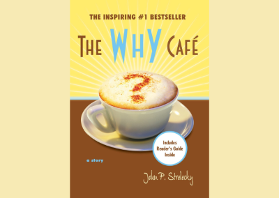 copertina del libro the why cafè e commento di vivereinmovimento